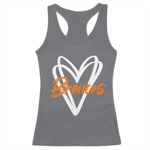 Vintage DFB Racerback Tank Top Football Team Fans Heart Graphic Game Day TS10 Charcoal Print Your Wear