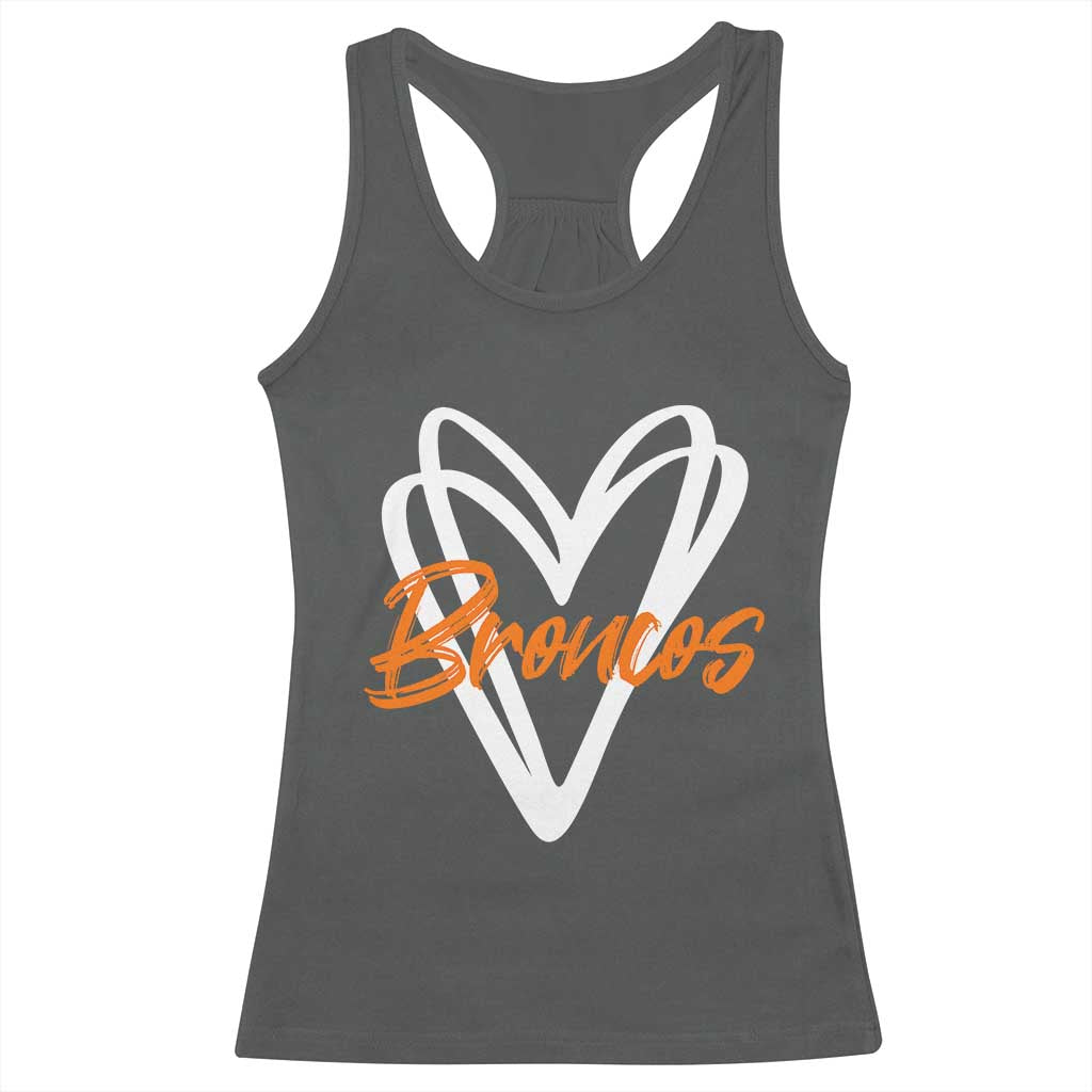 Vintage DFB Racerback Tank Top Football Team Fans Heart Graphic Game Day TS10 Dark Heather Print Your Wear