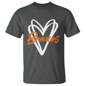 Vintage DFB T Shirt Football Team Fans Heart Graphic Game Day TS10 Dark Heather Print Your Wear