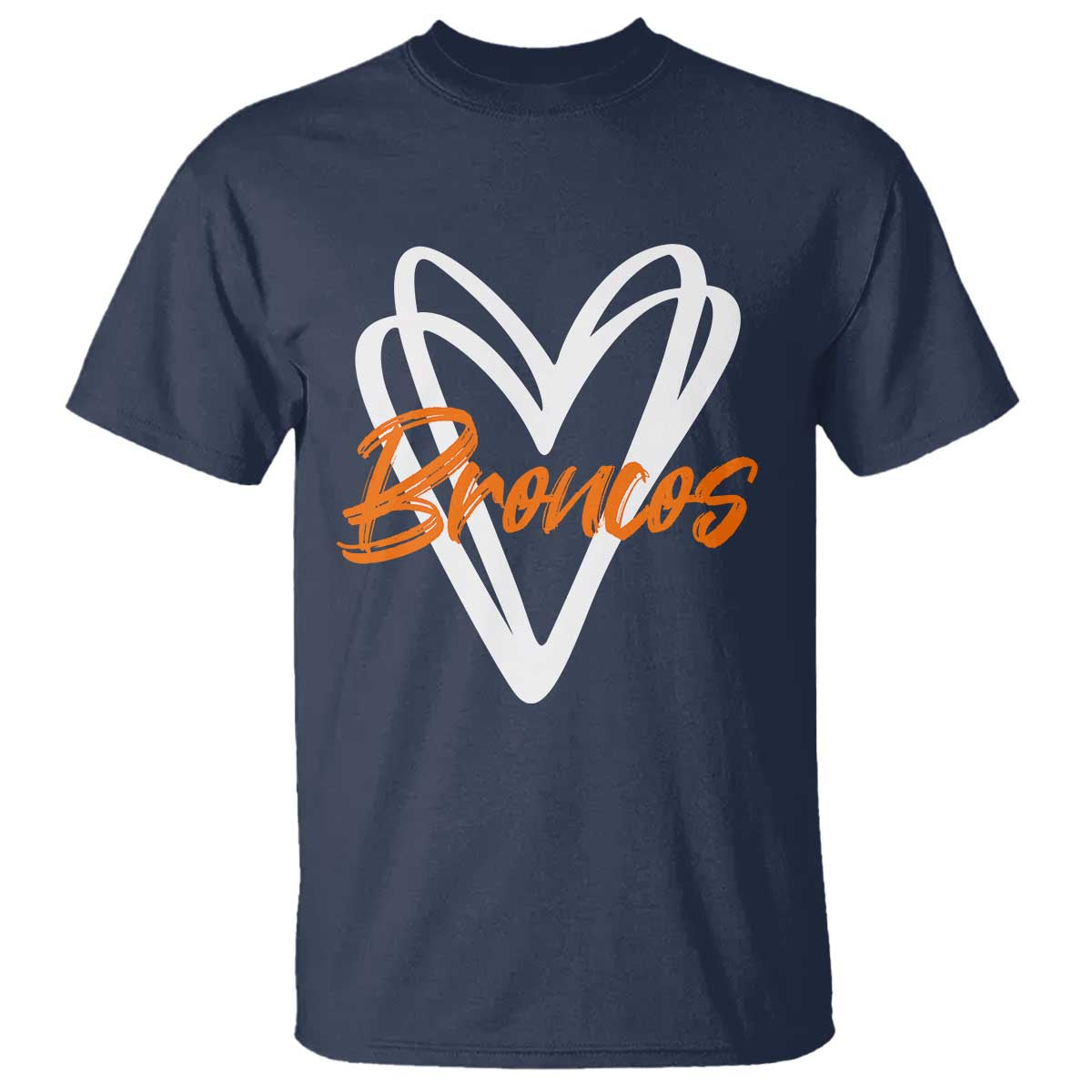 Vintage DFB T Shirt Football Team Fans Heart Graphic Game Day TS10 Navy Print Your Wear