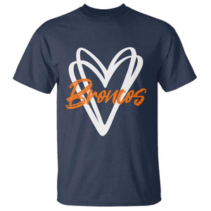 Vintage DFB T Shirt Football Team Fans Heart Graphic Game Day TS10 Navy Print Your Wear