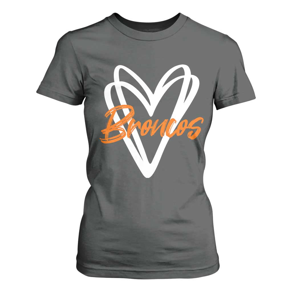 Vintage DFB T Shirt For Women Football Team Fans Heart Graphic Game Day TS10 Dark Heather Print Your Wear