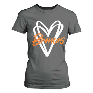 Vintage DFB T Shirt For Women Football Team Fans Heart Graphic Game Day TS10 Dark Heather Print Your Wear