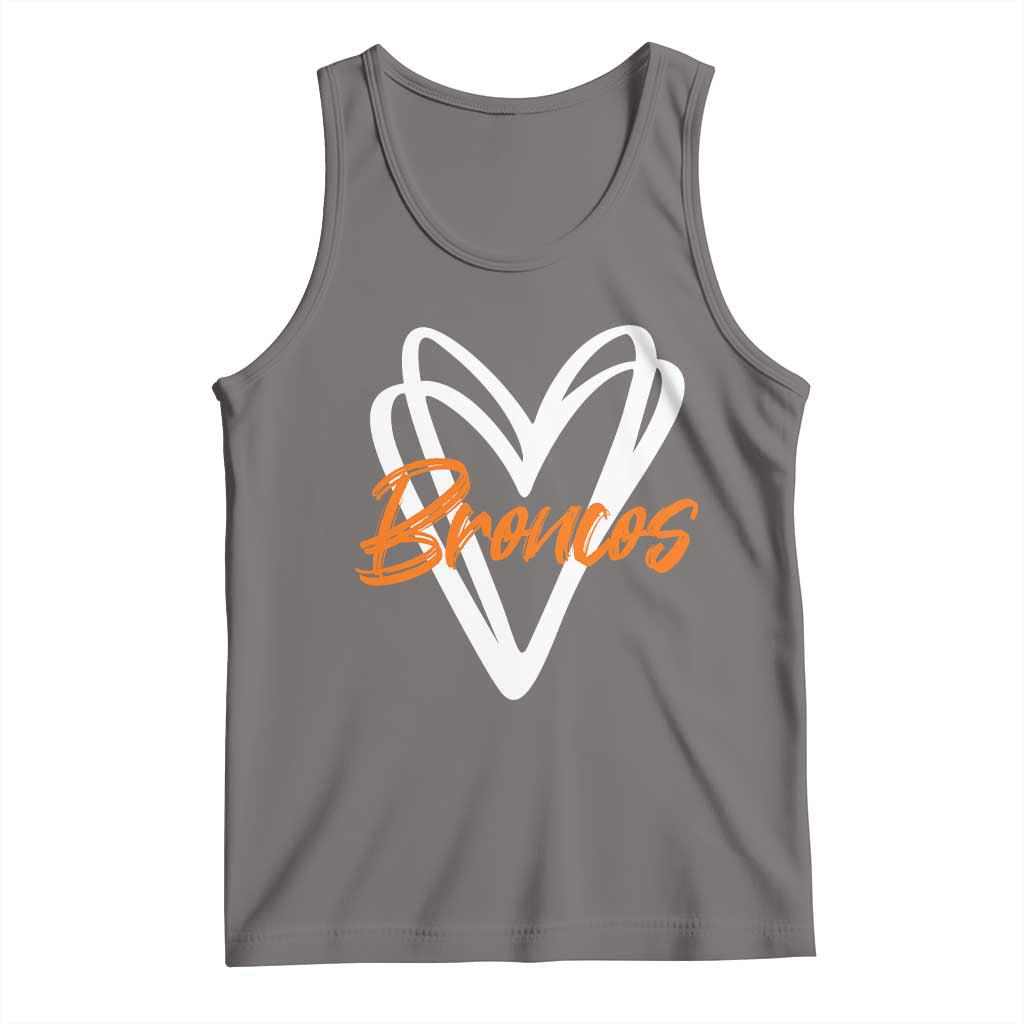 Vintage DFB Tank Top Football Team Fans Heart Graphic Game Day TS10 Deep Heather Print Your Wear