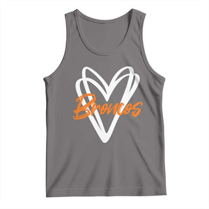 Vintage DFB Tank Top Football Team Fans Heart Graphic Game Day TS10 Deep Heather Print Your Wear