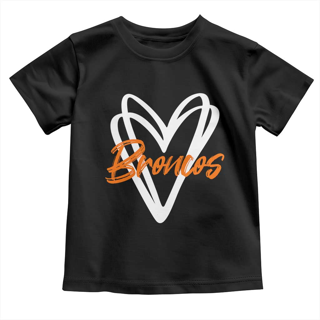 Vintage DFB Toddler T Shirt Football Team Fans Heart Graphic Game Day TS10 Black Print Your Wear