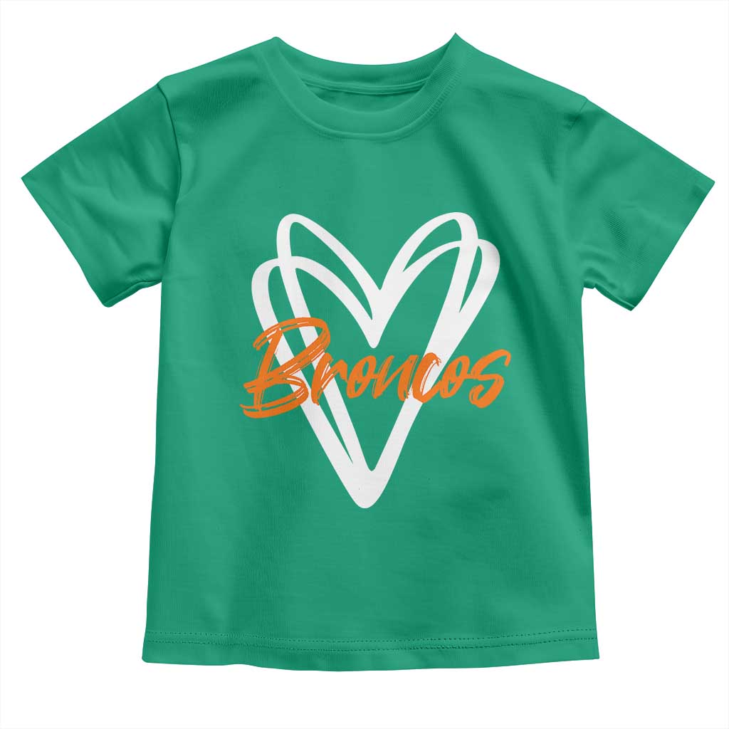Vintage DFB Toddler T Shirt Football Team Fans Heart Graphic Game Day TS10 Irish Green Print Your Wear
