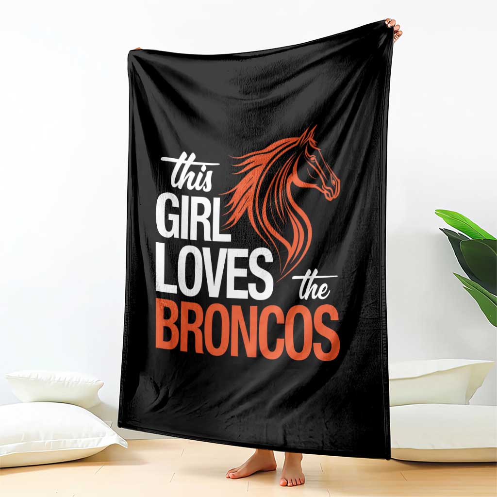 This Girl Loves The DFB Throw Blanket Football Inspirational Game Day Heart Graphic TS10 Print Your Wear