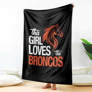 This Girl Loves The DFB Throw Blanket Football Inspirational Game Day Heart Graphic TS10 Print Your Wear