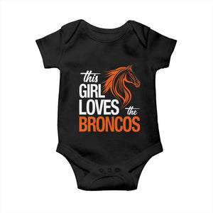 This Girl Loves The DFB Baby Onesie Football Inspirational Game Day Heart Graphic TS10 Black Print Your Wear