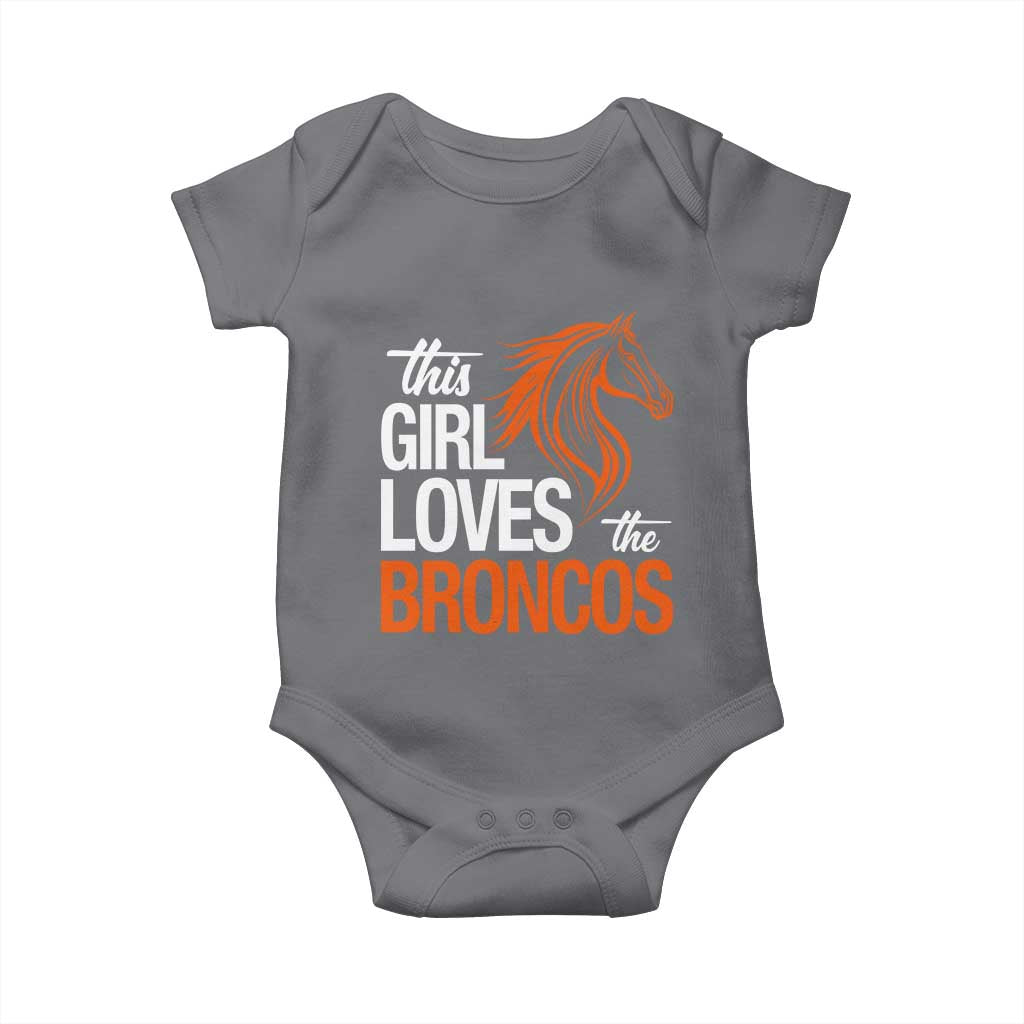 This Girl Loves The DFB Baby Onesie Football Inspirational Game Day Heart Graphic TS10 Charcoal Print Your Wear