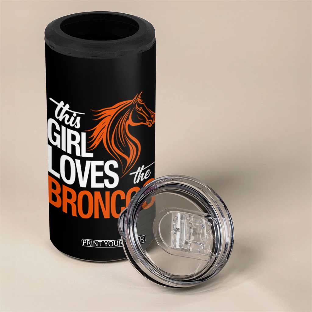 This Girl Loves The DFB 4 in 1 Can Cooler Tumbler Football Inspirational Game Day Heart Graphic TS10 Print Your Wear