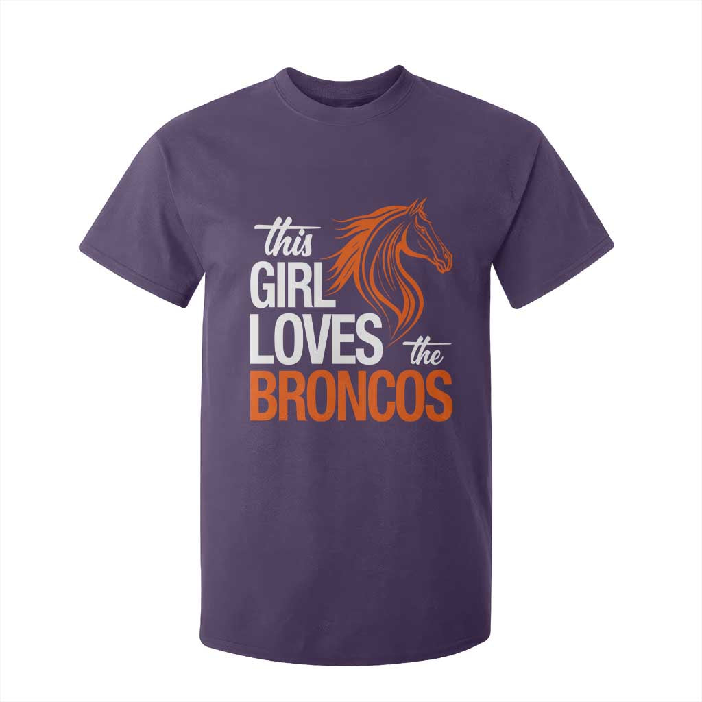 This Girl Loves The DFB T Shirt For Kid Football Inspirational Game Day Heart Graphic TS10 Purple Print Your Wear