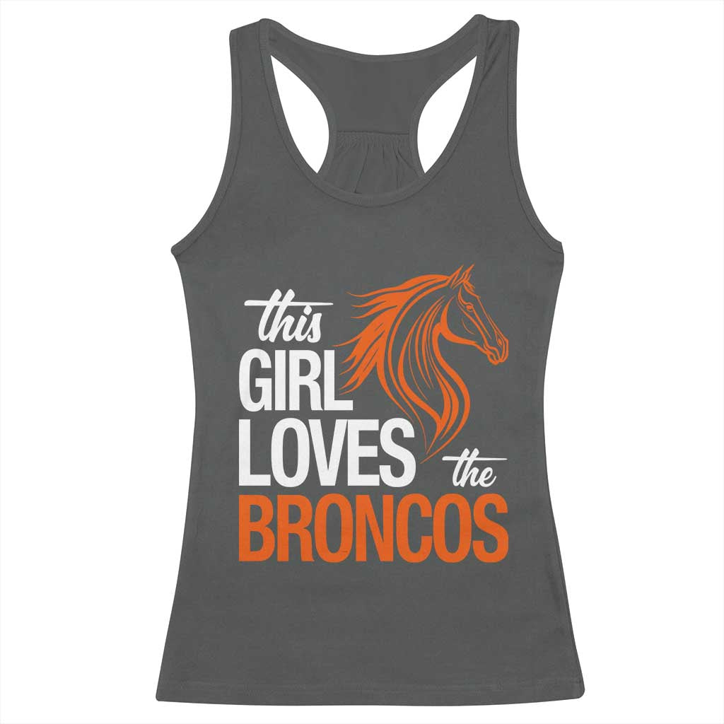 This Girl Loves The DFB Racerback Tank Top Football Inspirational Game Day Heart Graphic TS10 Dark Heather Print Your Wear