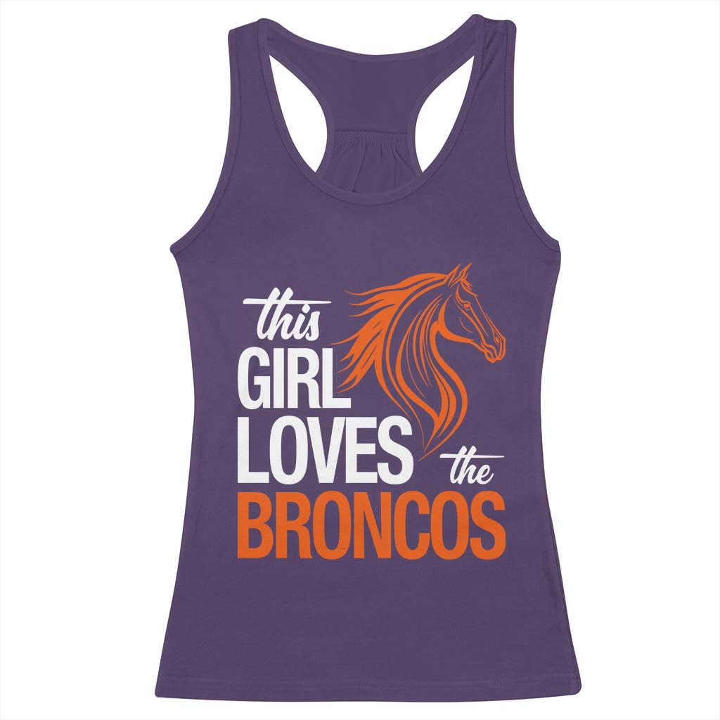 This Girl Loves The DFB Racerback Tank Top Football Inspirational Game Day Heart Graphic TS10 Purple Print Your Wear