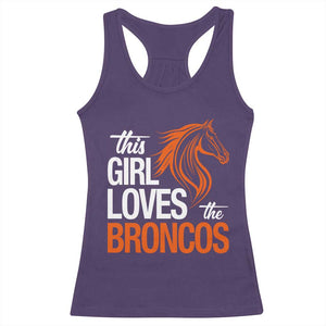 This Girl Loves The DFB Racerback Tank Top Football Inspirational Game Day Heart Graphic TS10 Purple Print Your Wear