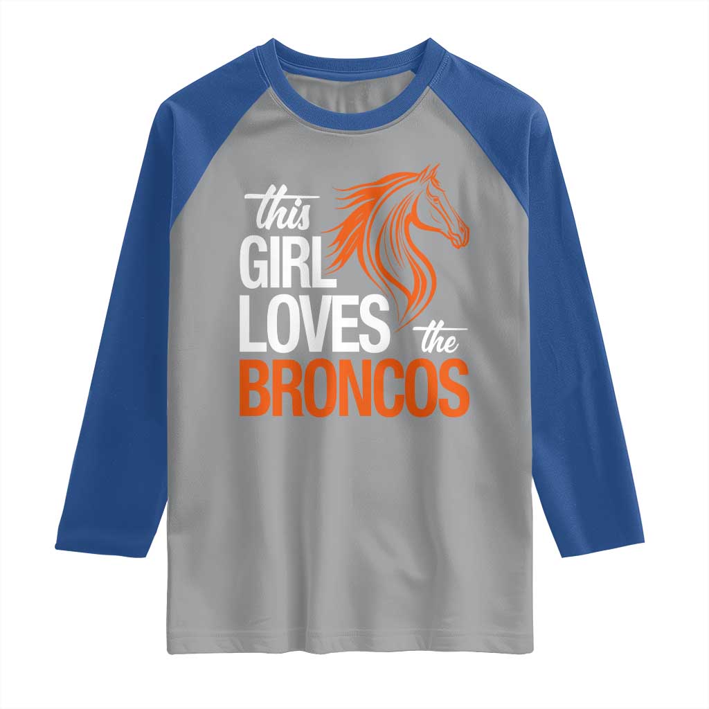 This Girl Loves The DFB Raglan Shirt Football Inspirational Game Day Heart Graphic TS10 Sport Gray Royal Print Your Wear