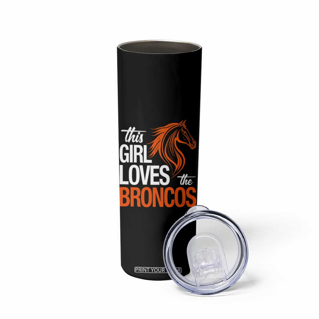 This Girl Loves The DFB Skinny Tumbler Football Inspirational Game Day Heart Graphic TS10 Print Your Wear