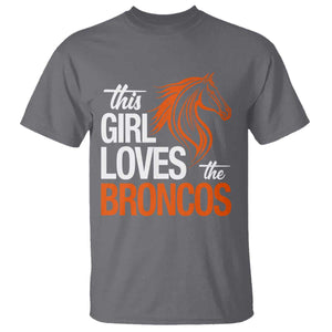 This Girl Loves The DFB T Shirt Football Inspirational Game Day Heart Graphic TS10 Charcoal Print Your Wear