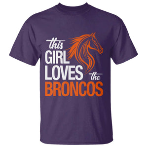 This Girl Loves The DFB T Shirt Football Inspirational Game Day Heart Graphic TS10 Purple Print Your Wear