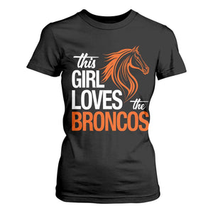 This Girl Loves The DFB T Shirt For Women Football Inspirational Game Day Heart Graphic TS10 Black Print Your Wear