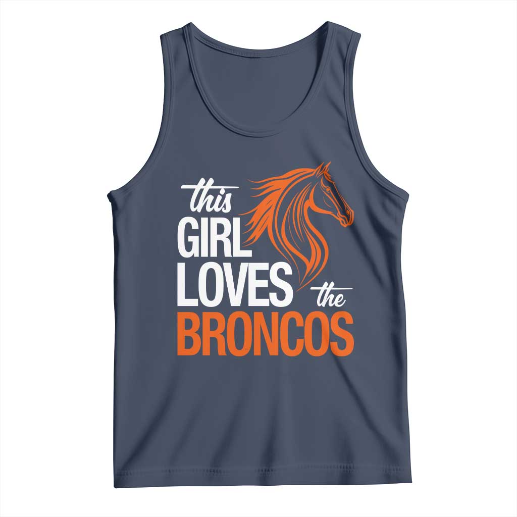 This Girl Loves The DFB Tank Top Football Inspirational Game Day Heart Graphic TS10 Navy Print Your Wear