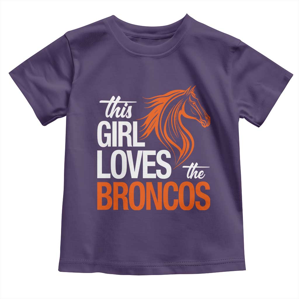 This Girl Loves The DFB Toddler T Shirt Football Inspirational Game Day Heart Graphic TS10 Purple Print Your Wear