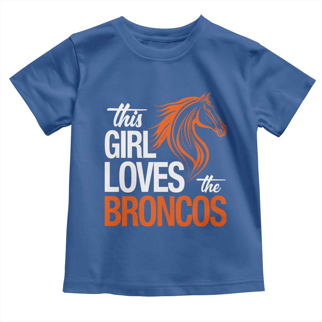 This Girl Loves The DFB Toddler T Shirt Football Inspirational Game Day Heart Graphic TS10 Royal Blue Print Your Wear