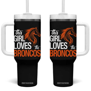 This Girl Loves The DFB Tumbler With Handle Football Inspirational Game Day Heart Graphic TS10 One Size: 40 oz Black Print Your Wear
