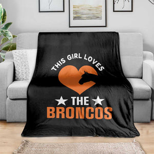 This Girl Loves The DFB Throw Blanket Vintage Football Inspirational Game Day TS10 Print Your Wear