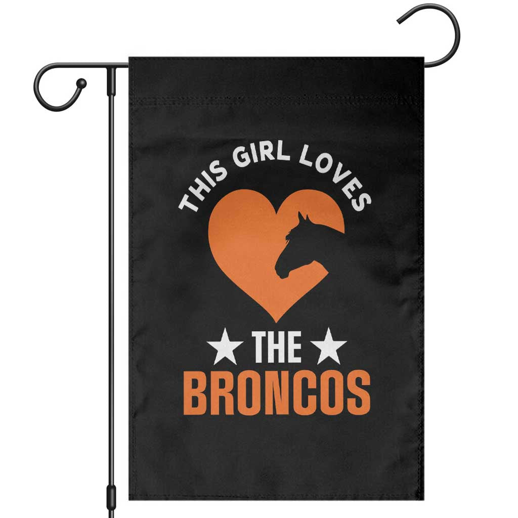 This Girl Loves The DFB Garden Flag Vintage Football Inspirational Game Day TS10 Black Print Your Wear