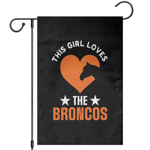This Girl Loves The DFB Garden Flag Vintage Football Inspirational Game Day TS10 Black Print Your Wear