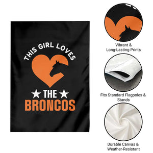 This Girl Loves The DFB Garden Flag Vintage Football Inspirational Game Day TS10 Print Your Wear
