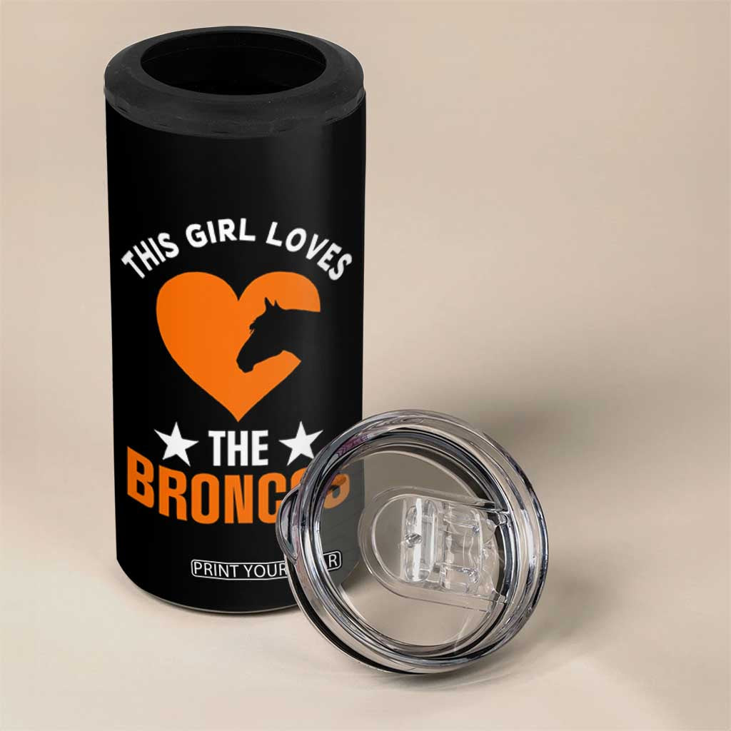 This Girl Loves The DFB 4 in 1 Can Cooler Tumbler Vintage Football Inspirational Game Day TS10 Print Your Wear