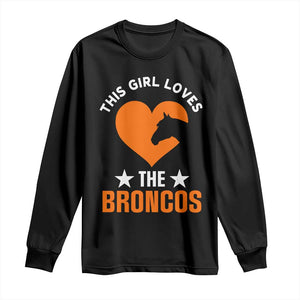 This Girl Loves The DFB Long Sleeve Shirt Vintage Football Inspirational Game Day TS10 Black Print Your Wear