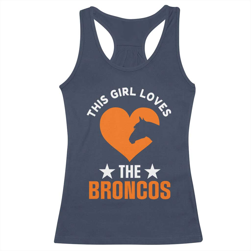 This Girl Loves The DFB Racerback Tank Top Vintage Football Inspirational Game Day TS10 Navy Print Your Wear