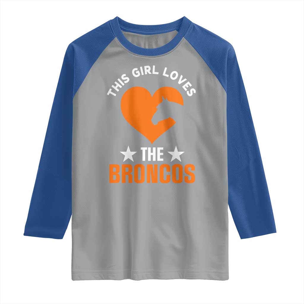 This Girl Loves The DFB Raglan Shirt Vintage Football Inspirational Game Day TS10 Sport Gray Royal Print Your Wear