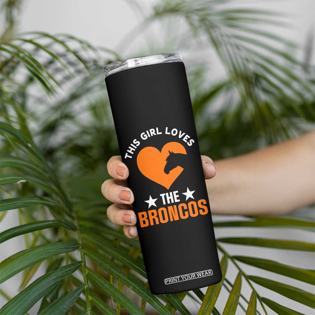 This Girl Loves The DFB Skinny Tumbler Vintage Football Inspirational Game Day TS10 Print Your Wear