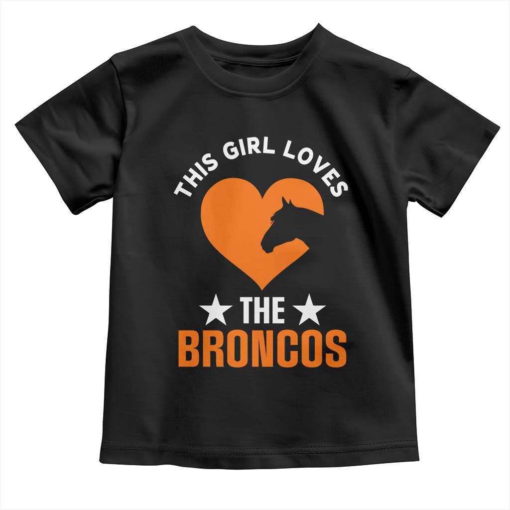 This Girl Loves The DFB Toddler T Shirt Vintage Football Inspirational Game Day TS10 Black Print Your Wear