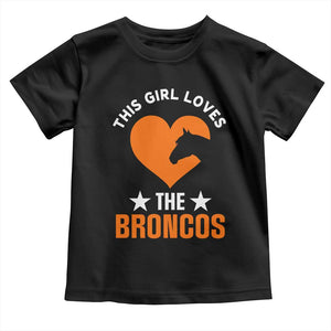 This Girl Loves The DFB Toddler T Shirt Vintage Football Inspirational Game Day TS10 Black Print Your Wear