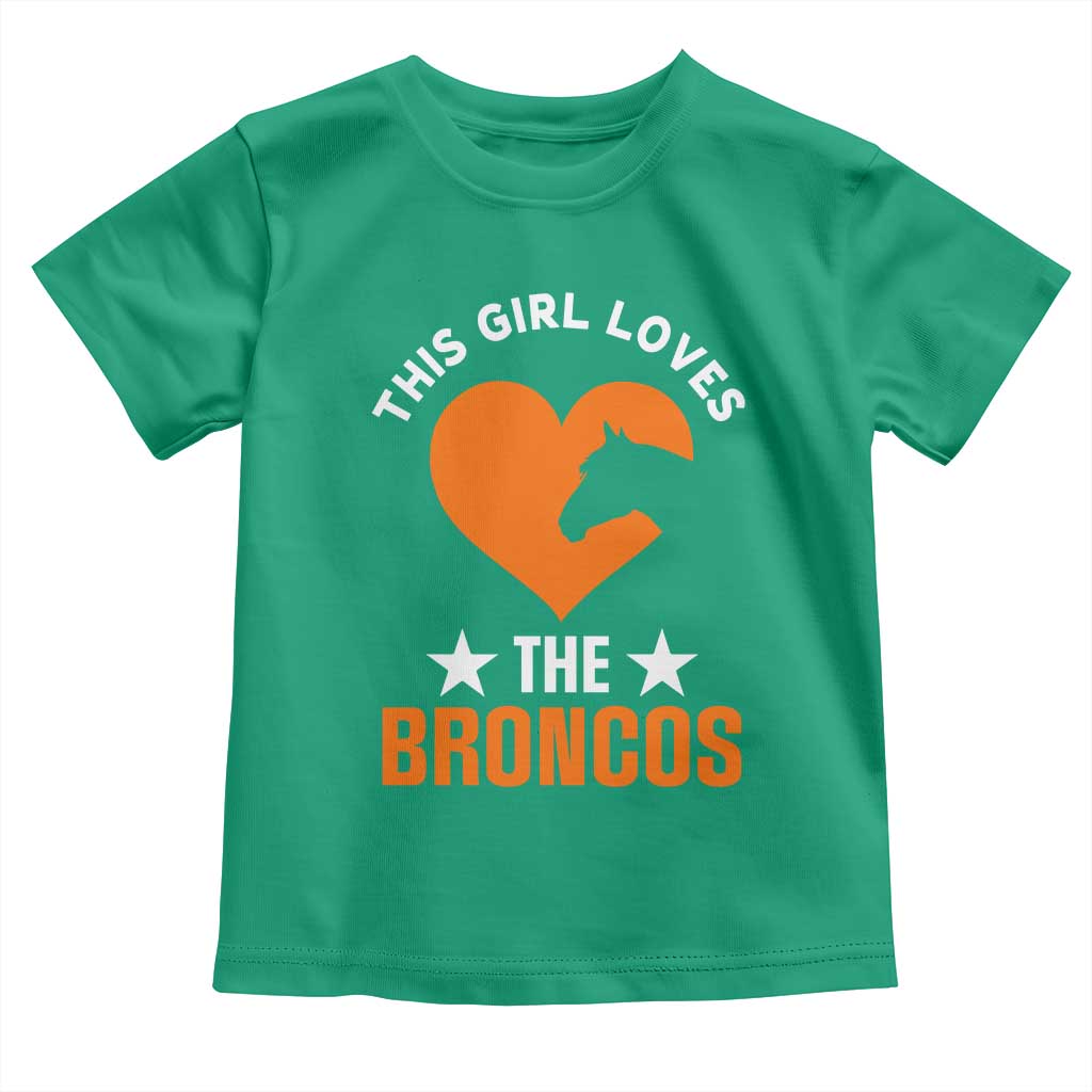 This Girl Loves The DFB Toddler T Shirt Vintage Football Inspirational Game Day TS10 Irish Green Print Your Wear
