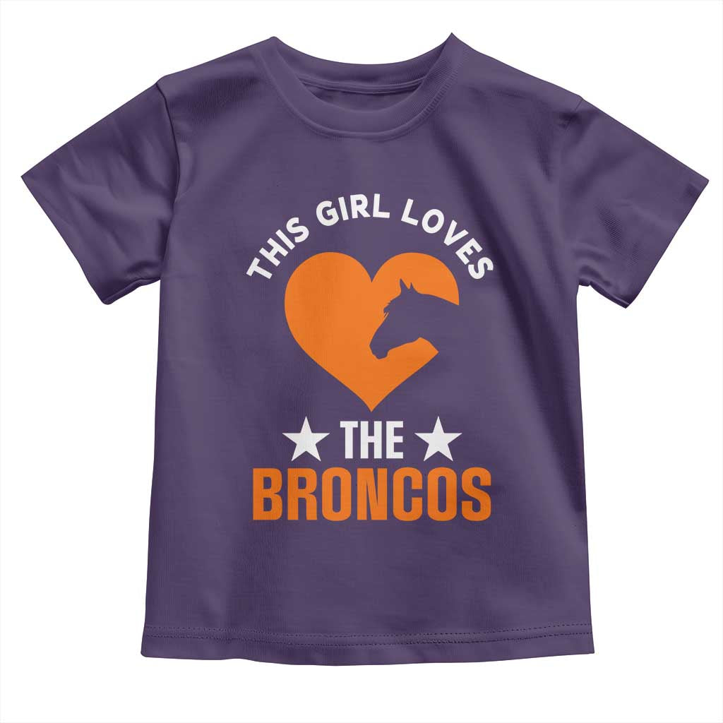 This Girl Loves The DFB Toddler T Shirt Vintage Football Inspirational Game Day TS10 Purple Print Your Wear