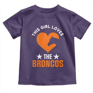 This Girl Loves The DFB Toddler T Shirt Vintage Football Inspirational Game Day TS10 Purple Print Your Wear