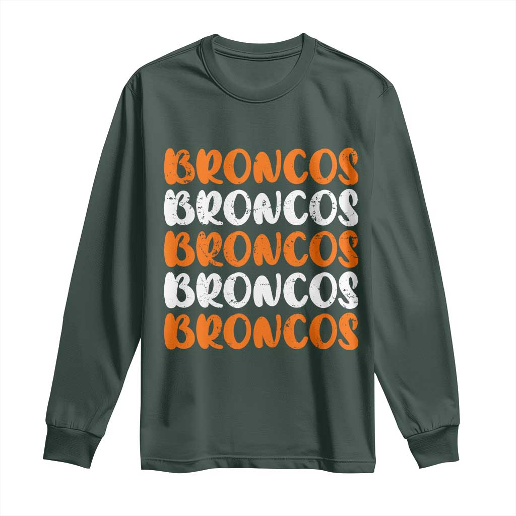 Vintage DFB Long Sleeve Shirt Retro Novelty Football Inspirational TS10 Dark Forest Green Print Your Wear