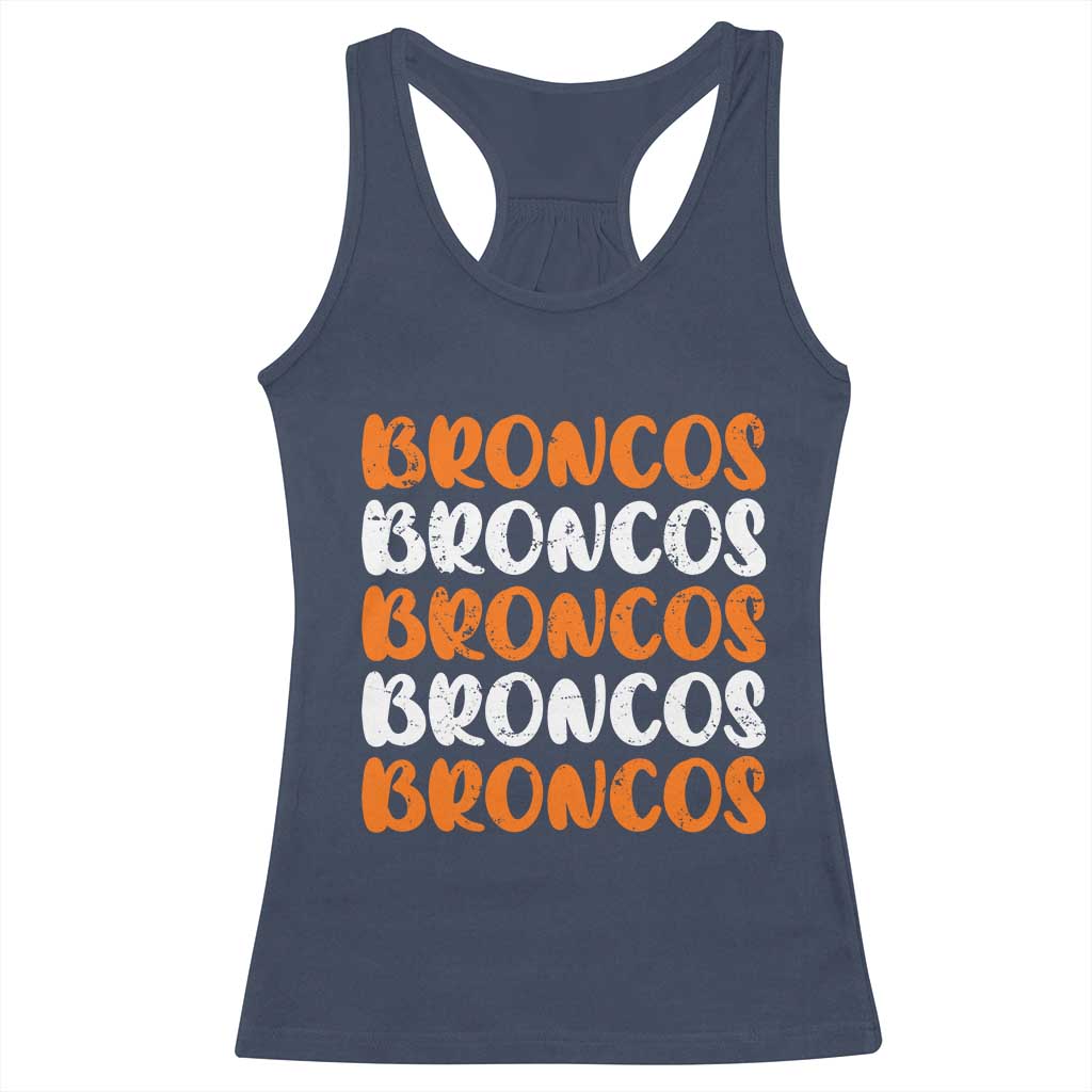 Vintage DFB Racerback Tank Top Retro Novelty Football Inspirational TS10 Navy Print Your Wear