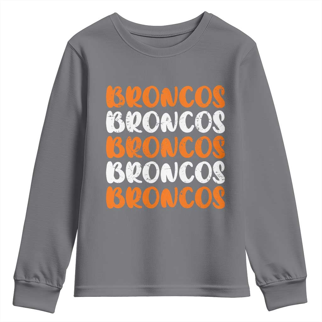 Vintage DFB Youth Sweatshirt Retro Novelty Football Inspirational TS10 Charcoal Print Your Wear