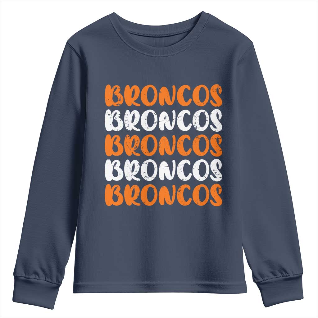 Vintage DFB Youth Sweatshirt Retro Novelty Football Inspirational TS10 Navy Print Your Wear