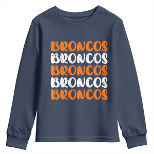 Vintage DFB Youth Sweatshirt Retro Novelty Football Inspirational TS10 Navy Print Your Wear