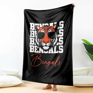 Vintage BFT Throw Blanket Retro Sports Fan Trendy Game Day Gift TS10 Print Your Wear