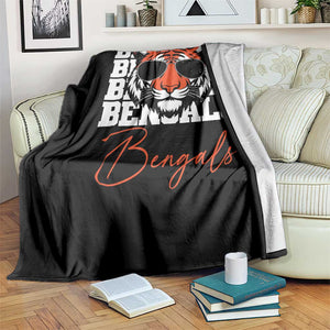 Vintage BFT Throw Blanket Retro Sports Fan Trendy Game Day Gift TS10 Print Your Wear